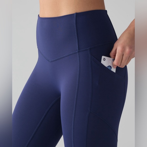 Lululemon All The Right Places Crop II (ATRP) Emperor Blue 23" - Picture 1 of 7